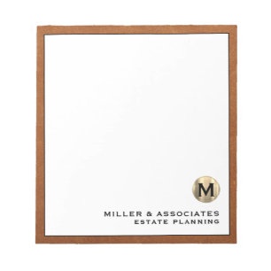 Personalized Professional Luxury Branded Notepad