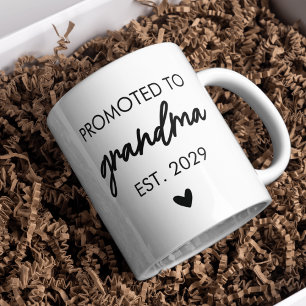 Personalized Promoted to Grandma & Grandpa Mug