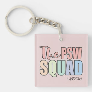 Personalized PSW SQUAD Key Ring