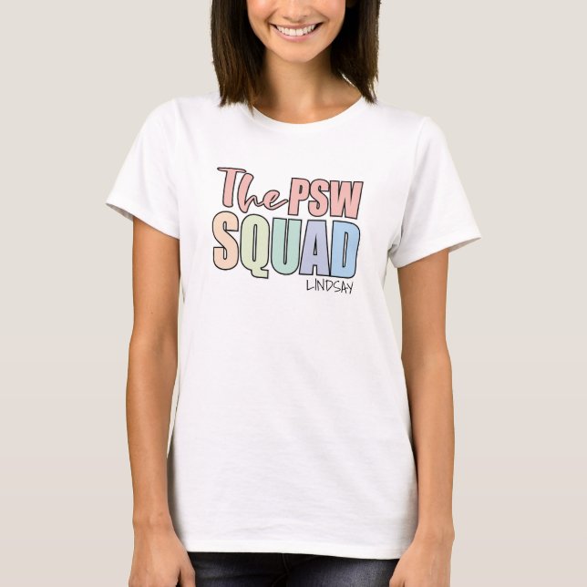 Personalized PSW SQUAD T-Shirt (Front)