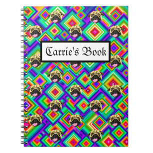 Personalized Pug Note Book