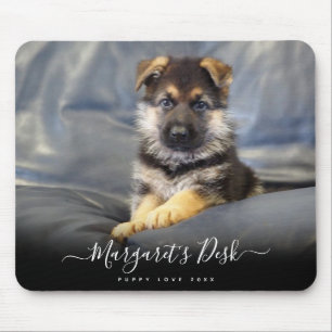 Personalized Puppy Photo Mouse Mat