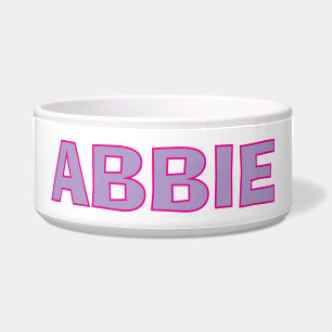 Personalized Purple and Pink Pet