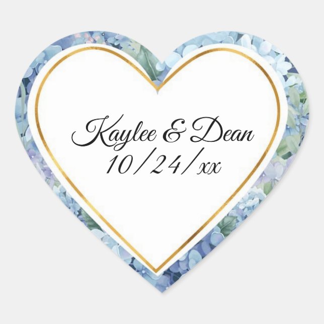 Personalized Purple Heart stickers (Front)