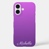 Personalized purple ombre