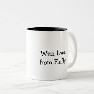 Personalized Purrfect Cat Dad Two-Tone Coffee Mug