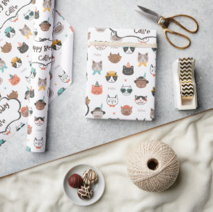 Personalized Purrfection for Your Gifts Wrapping Paper