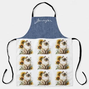 Personalized Ragdoll Cat All-Over Print Apron