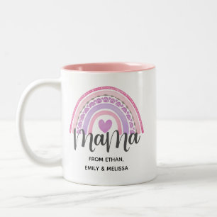 Personalized Rainbow Mama Mothers Day Mug