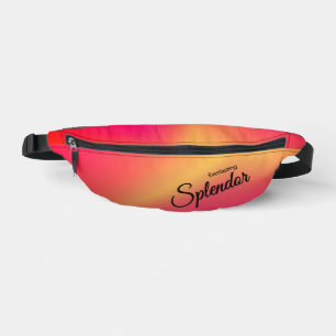 Personalized Raspberry Pineapple Bum Bags
