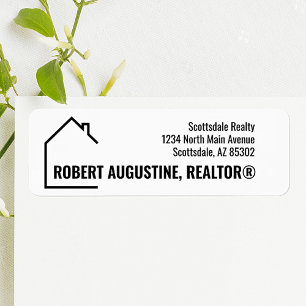 Personalized Realtor Return Address Label