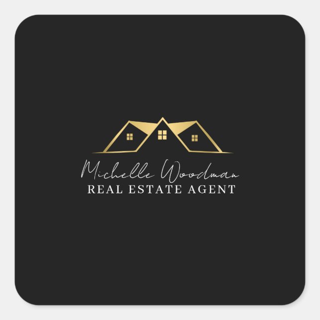 Personalized Realtor Sticker | Custom Real Estate  (Front)