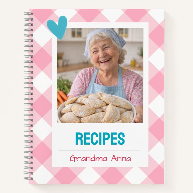 Personalized Recipe Notebook (Front)