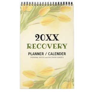 PERSONALIZED Recovery Quote Progress Gift Planner Calendar