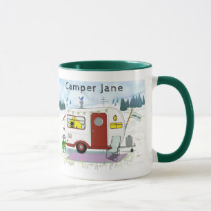 Personalized Red Trailer Mug