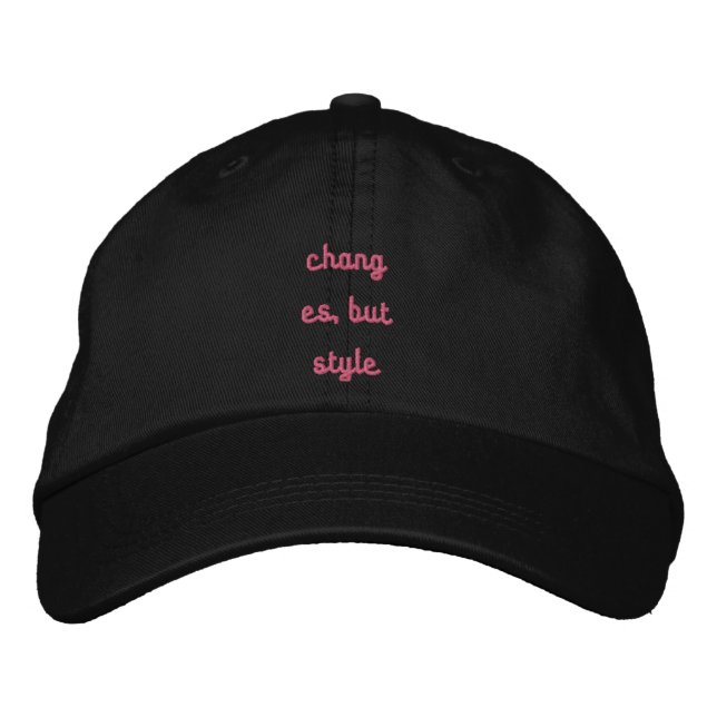 Personalized Regulable Pet Embroidered Hat (Front)