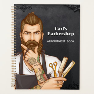 Personalized Retro BarberShop Hairstylist Planner