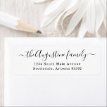 Personalized Return Address Labels<br><div class="desc">Elegant personalized return address labels for your invitation envelopes.</div>