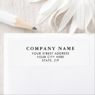 Personalized Return Address Labels - Add Your Text