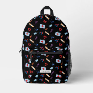 Personalized RN Nursing Med School Student Pattern Printed Backpack