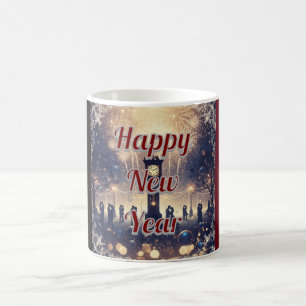 Personalized romantic New Year’s Celebration Mug 