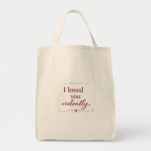 Personalized Romantic Typography Quote Tote Bag