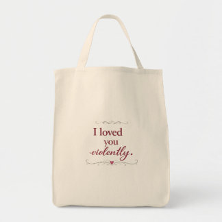 Personalized Romantic Typography Quote Tote Bag