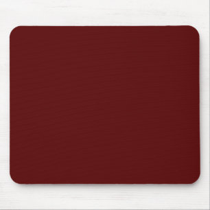 Personalized Rose Maroon Single Colored Mouse Mat