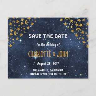 Personalized Rustic Save the Date Postcards