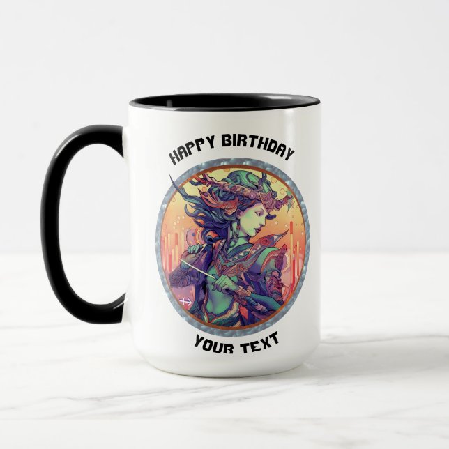PERSONALIZED Sagittarius ZODIAC SIGN  Mug (Left)