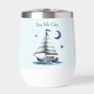 Personalized Sailboat Tumbler