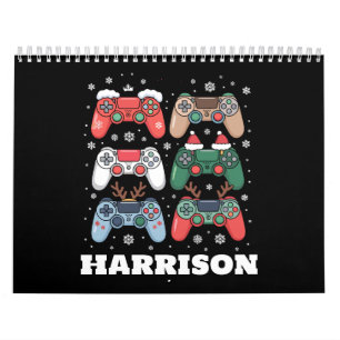 Personalized Santa Gaming Controller Gamer Xmas Calendar
