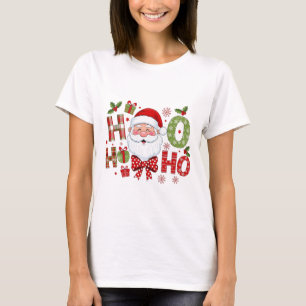 Personalized Santa "Ho Ho Ho" Christmas Tee