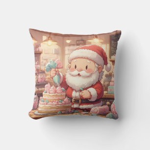 Personalized Santa’s Sweet Shop Cake Decorating Cushion
