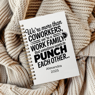 Personalized Sarcastic Coworker Gift Notebook