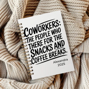 Personalized Sassy Workplace Humor Notebook