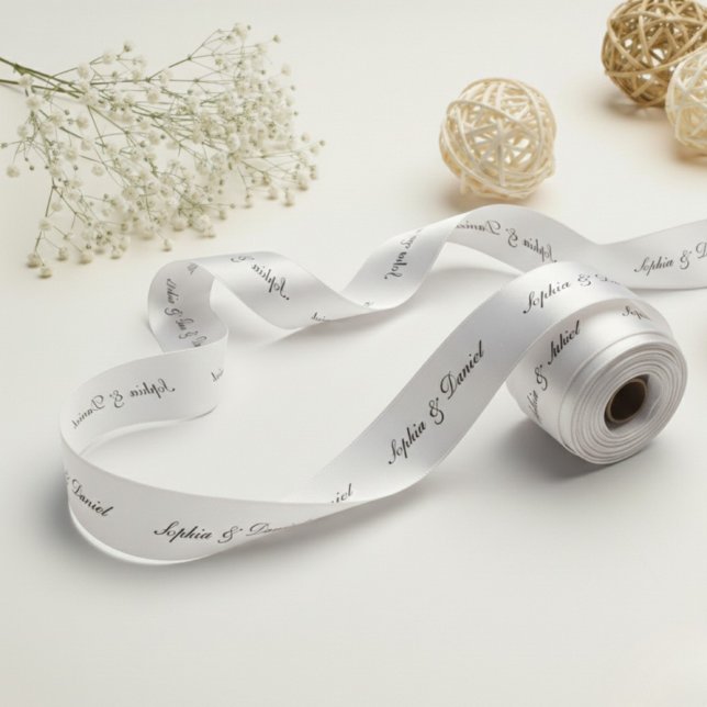 Personalized Satin Ribbon with Custom Text (Creator Uploaded)