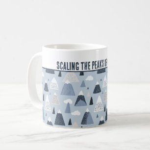 Personalized "Scaling the Peaks of Coziness" Coffee Mug