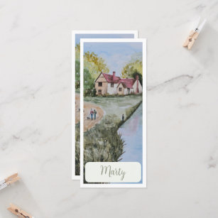 Personalized Scenic Countryside Giant Bookmark