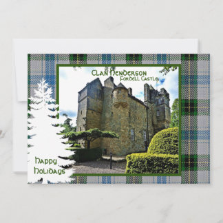 Personalized Scottish Clan Henderson Tartan Holiday Card