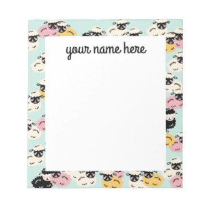 Personalized Sheep Notepad