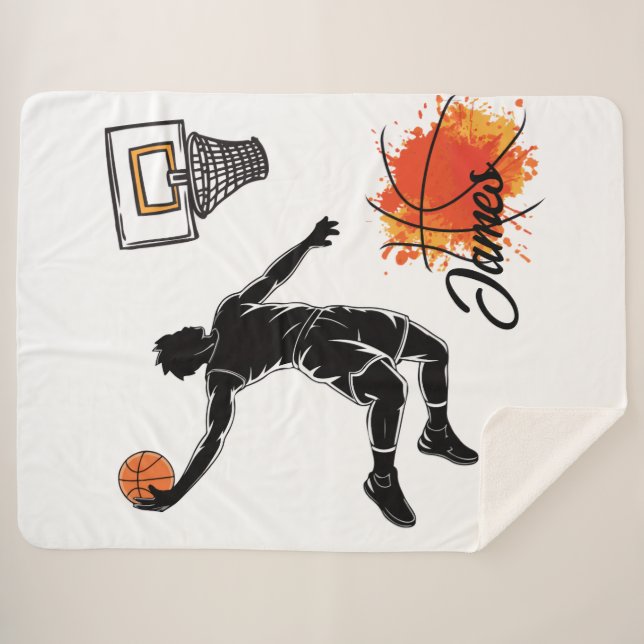 Personalized Sherpa Blanket (Front (Horizontal))