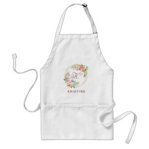 Personalized Signature Monogram Elegance Apron