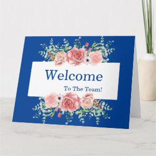 Personalized simple Elegant Welcome Card