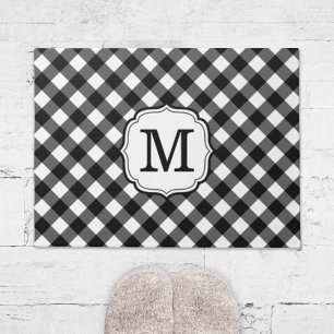 Personalized Single Initial Monogram Door Mat