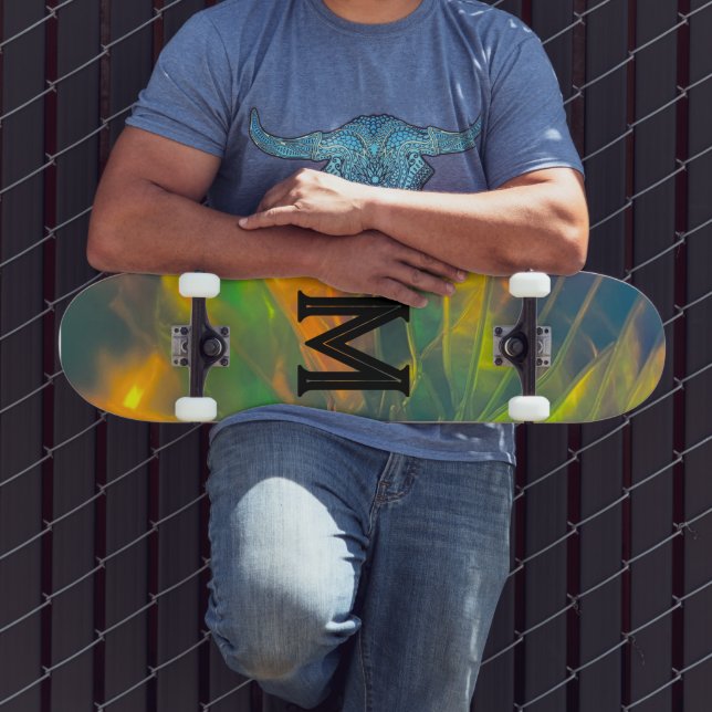 Personalized Skateboard Monogram – Teen Skateboard (Outdoor 3)