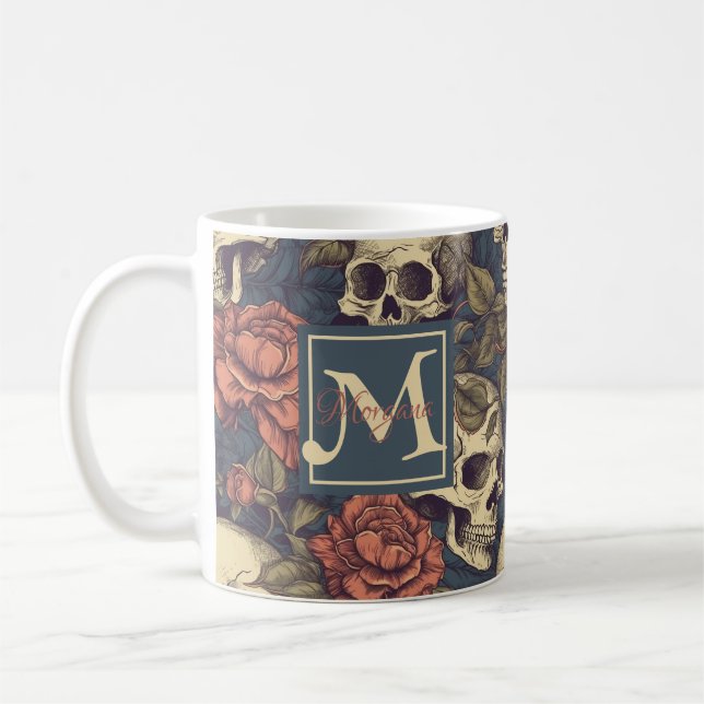 Personalized Skull Mug (Left)