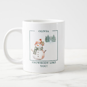 Personalized "Snowbody Like You!" Snow-woman Mug
