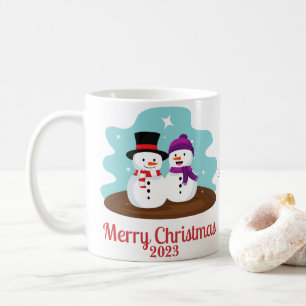 PERSONALIZED SNOWMAN CHRISTMAS GIFT FOR EVERYONE  COFFEE MUG