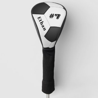Personalized Soccer Ball Football Golf Head Cover